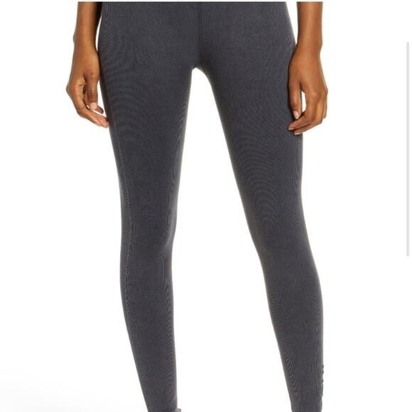 SOUL by SOULCYCLE Miner Multi Rib Seamless Tights Gray Size Medium - Picture 2 of 10